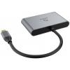 Akasa AK-CBCA31-18BK USB Hub 2 + 2 port USB-A USB 3.2 Gen2 10 GBit/s s konektorem USB C, s portem pro rychlé nabíjení hliník (eloxovaný) USB Type-C 4-In-1 Hub