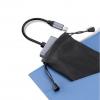 Akasa AK-CBCA32-18BK USB Hub 4 porty USB-A USB 3.2 Gen2 10 GBit/s s konektorem USB C hliník (eloxovaný) 10Gbps USB Type-C 4 Port Hub