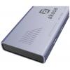 Akasa AK-CBCA32-18BK USB Hub 4 porty USB-A USB 3.2 Gen2 10 GBit/s s konektorem USB C hliník (eloxovaný) 10Gbps USB Type-C 4 Port Hub
