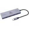 Akasa AK-CBCA32-18BK USB Hub 4 porty USB-A USB 3.2 Gen2 10 GBit/s s konektorem USB C hliník (eloxovaný) 10Gbps USB Type-C 4 Port Hub