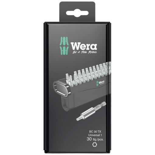 Wera Bit-Check 30 TX Universal 1 SB 05057900001 sada bitů, 30dílná, TORX, 1/4