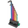 Wera 950/9 Hex-Plus Multicolour 3 inbus sada klíčů 1.5 mm, 2 mm, 2.5 mm, 3 mm, 4 mm, 5 mm, 6 mm, 8 mm, 10 mm 9dílná