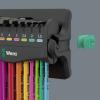 Wera 950/9 Hex-Plus Multicolour 3 inbus sada klíčů 1.5 mm, 2 mm, 2.5 mm, 3 mm, 4 mm, 5 mm, 6 mm, 8 mm, 10 mm 9dílná