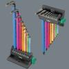 Wera 950/9 Hex-Plus Multicolour 3 inbus sada klíčů 1.5 mm, 2 mm, 2.5 mm, 3 mm, 4 mm, 5 mm, 6 mm, 8 mm, 10 mm 9dílná