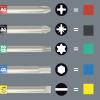 Wera Kraftform Kompakt 838 RA S Imperial Set 1 05051065001 sada bitů, 14dílná, křížový PH, křížový PZ, TORX, inbus, vnitřní čtyřhran, plochý, 1/4
