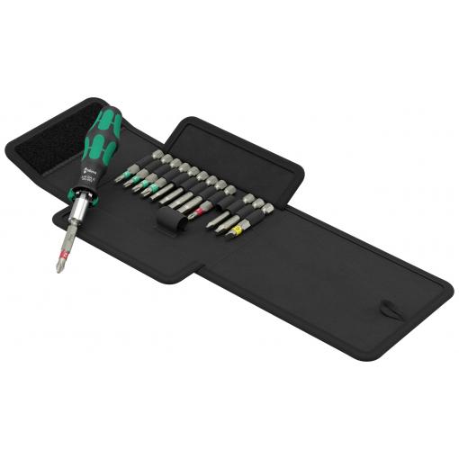 Wera Kraftform Kompakt 838 RA S Imperial Set 1 05051065001 sada bitů, 14dílná, křížový PH, křížový PZ, TORX, inbus, vnitřní čtyřhran, plochý, 1/4