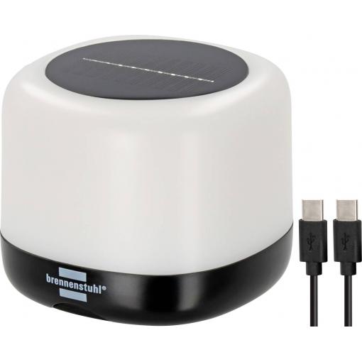 Brennenstuhl 1173740005 BRENNENSTUHL - Solar LED Outdoor Leuchte GL AS Akku LED campingové osvětlení 400 g černá