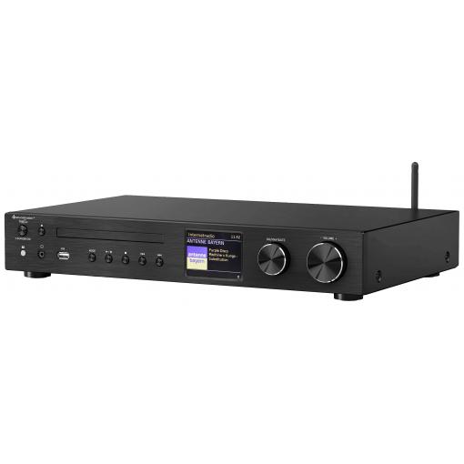 soundmaster ICD4350SW CD přehrávač WLAN, DAB+, CD přehrávač, Bluetooth®, internetové rádio, černá
