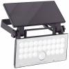 Brilliant Luton G40421/06 venkovní solární nástěnné osvětlení s PIR senzorem LED 6 W černá