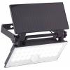 Brilliant Luton G40421/06 venkovní solární nástěnné osvětlení s PIR senzorem LED 6 W černá