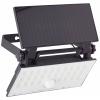 Brilliant Luton G40421/06 venkovní solární nástěnné osvětlení s PIR senzorem LED 6 W černá