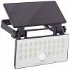 Brilliant Luton G40421/06 venkovní solární nástěnné osvětlení s PIR senzorem LED 6 W černá