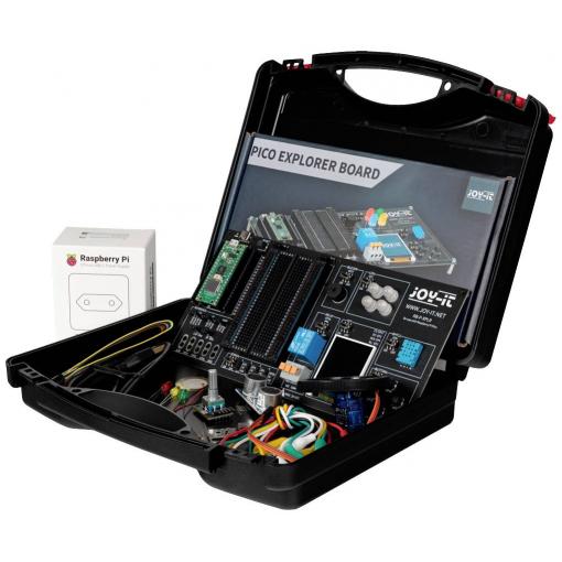Joy-it RB-P-XPLR-SET vč. úložného kufříku, vč. LED, vč. napájecího zdroje, vč. senzorů, vč. USB kabelu, Operační paměť