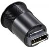 TRU COMPONENTS TC-11980480 Zásuvka panelového adaptéru DisplayPort 1,2 zásuvka DisplayPort - zásuvka DisplayPort černá Množství: 1 ks
