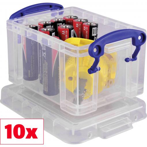 Really Useful Box úložný box 0.3C transparentní 300 l (š x v x h) 120 x 65 x 85 mm 10 ks