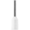 TRU COMPONENTS TC-11991852 faston zásuvka 0.5 mm² částečná izolace bílá 100 ks