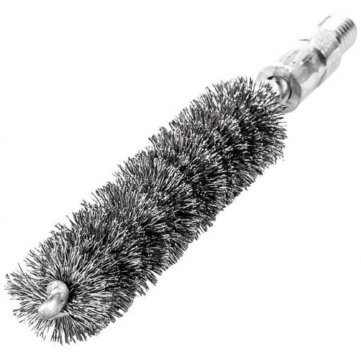 Lessmann Ohýbkový kartáč L., D.18mm, ocelový drát z VA, zvlněný, plast na trubky L.80mm 500518 500518 1 ks