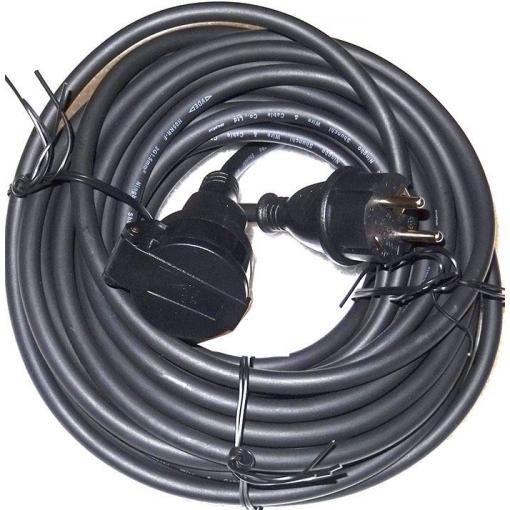 Prodlužovací přívod 10 m se spojkou, 3 × 1,5 mm², 16 A, IP44, guma