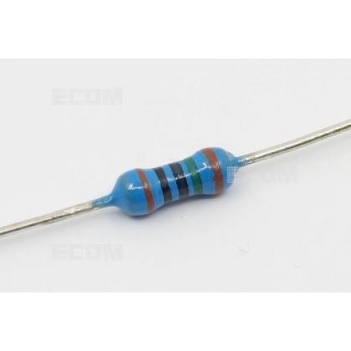 Metalizovaný rezistor MF0207FTE52-10R, 0,6 W, 300 V, 10 Ω