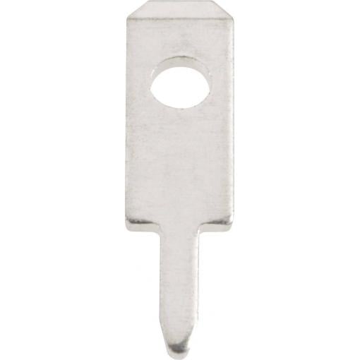 Vogt Verbindungstechnik 378005.68 faston zástrčka Šířka zástrčky: 2.8 mm Tloušťka konektoru: 0.5 mm 180 ° bez izolace kov 100 ks