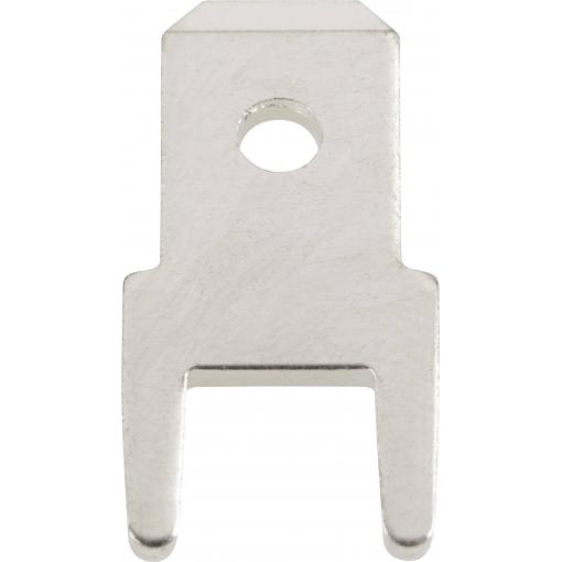 Vogt Verbindungstechnik 382508.68 faston zástrčka Šířka zástrčky: 4.8 mm Tloušťka konektoru: 0.8 mm 180 ° bez izolace kov 100 ks