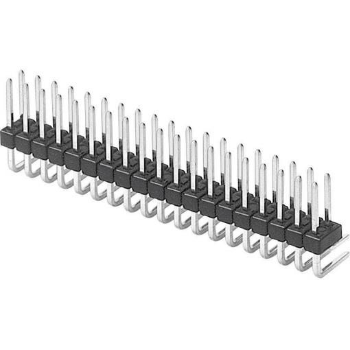 W & P Products pinová lišta (standardní) Počet řádků: 2 Počet kontaktů v řadě: 3 947-13-006-00 1 ks