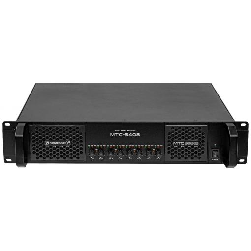 Omnitronic MTC-6408 PA zesilovač Výkon RMS na kanál při odporu 4 ohmy: 800 W