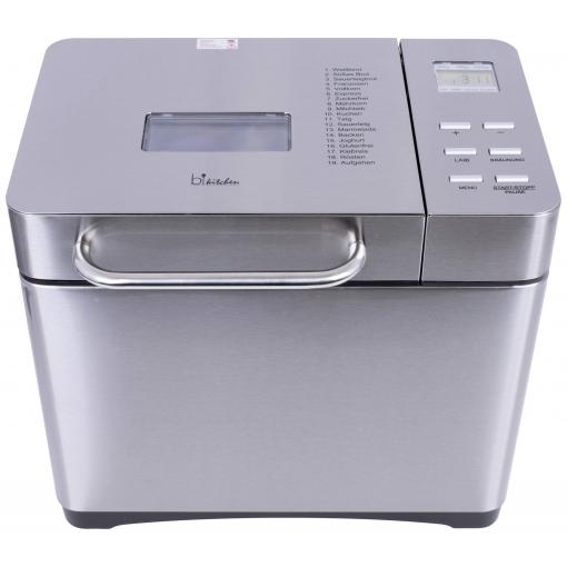 BiKitchen bake 501 domácí pekárna, s odměrkou, s displejem, 2 l, Inox , 441002