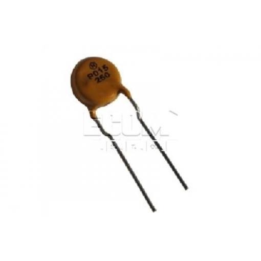 Vratná pojistka PSP025, 250 V / 0,25 A, RM 5,1 mm