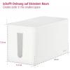 Hama kabelový box plast bílá tuhý (d x š x v) 23.5 x 12 x 11.5 cm 1 ks 00221010