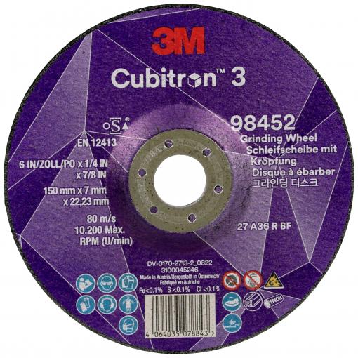 Cubitron 98452 Ohrubovací kotouč Průměr 150 mm Ø otvoru 22.23 mm 10 ks