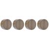 magnetoplan magnet Circle (Ø) 30 mm vlašský ořech 4 ks 1665451