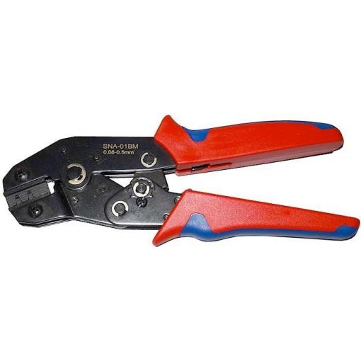 Lisovací kleště SNA-01BM na dutinky a piny 0,08–0,5 mm²
