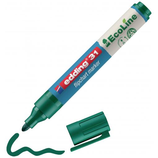 Edding 4-31004 popisovač na flipcharty 4-31004 kulatý hrot 1.5 - 3 mm zelená 1 ks