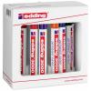 Edding 4-3000-10999 permanentní popisovač černá, červená, modrá, zelená, oranžová, hnědá, fialová, růžová Vodotěsné: Ano