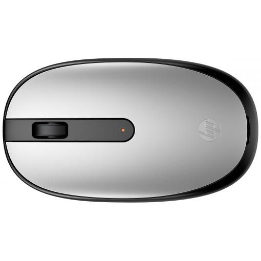 HP 240 Bluetooth-Maus (Pike Silver) optická myš, přenos Bluetooth®, 3 tlačítko, 1600 dpi, stříbrná
