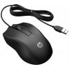 HP 100 optická myš, přenos kabelový, 3 tlačítko, 1600 dpi, černá