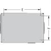 Apranet 19 nástěnná rozváděcí skříň (š x v x h) 560 x 275 x 840 mm 4 U šedobílá (RAL 7035)