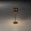 Konstsmide 7818-970 Nice Rost venkovní LED stolní lampa 2.5 W teplá bílá rezavě hnědá