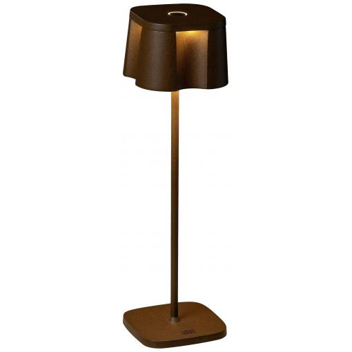 Konstsmide 7818-970 Nice Rost venkovní LED stolní lampa 2.5 W teplá bílá rezavě hnědá