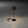 Konstsmide 7818-750 Nice schwarz venkovní LED stolní lampa 2.5 W teplá bílá černá