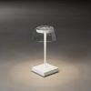 Konstsmide 7816-250 Scilla weiss venkovní LED stolní lampa 2.5 W teplá bílá bílá