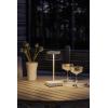 Konstsmide 7816-250 Scilla weiss venkovní LED stolní lampa 2.5 W teplá bílá bílá