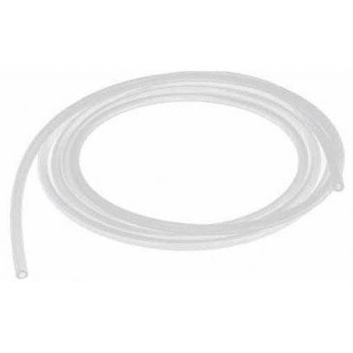 Silikonová hadička 2×4 mm, bílá, 1 m