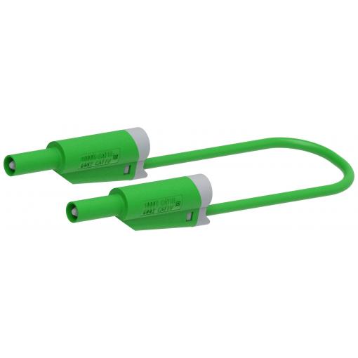 Electro PJP 2710-IEC-CD1-100V měřicí kabel lamelová zástrčka 4 mm lamelová zástrčka 4 mm 1.00 m zelená 1 ks