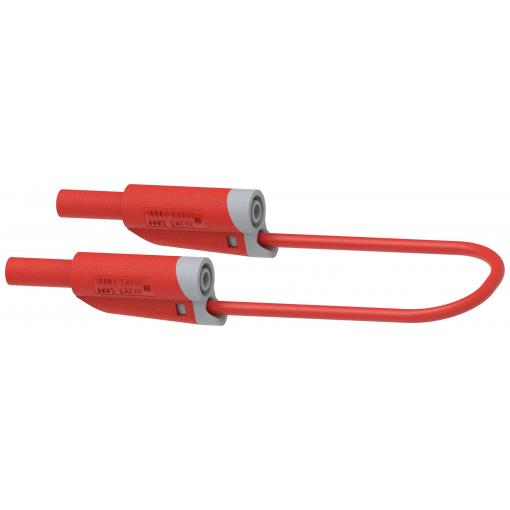 Electro PJP 2710-IEC-CD1-100R měřicí kabel lamelová zástrčka 4 mm lamelová zástrčka 4 mm 1.00 m červená 1 ks