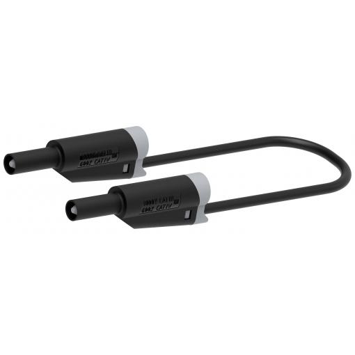 Electro PJP 2710-IEC-CD1-100N měřicí kabel lamelová zástrčka 4 mm lamelová zástrčka 4 mm 1.00 m černá 1 ks