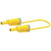 Electro PJP 2710-IEC-CD1-100J měřicí kabel lamelová zástrčka 4 mm lamelová zástrčka 4 mm 1.00 m žlutá 1 ks