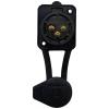 Rean AV RRX3F-Z-012-1 XLR konektor zásuvka, vestavná Pólů: 3 černá 1 ks