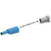 Electro PJP 1076-CD1-Bl laboratorní zástrčka zástrčka, rovná Ø pin: 4 mm modrá 1 ks